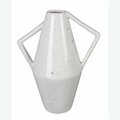 Youngs Stoneware Modern Organic Vase 12107